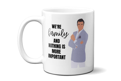 We're family and nothing is more important - Rogelio De La Vega - Coffee Mug