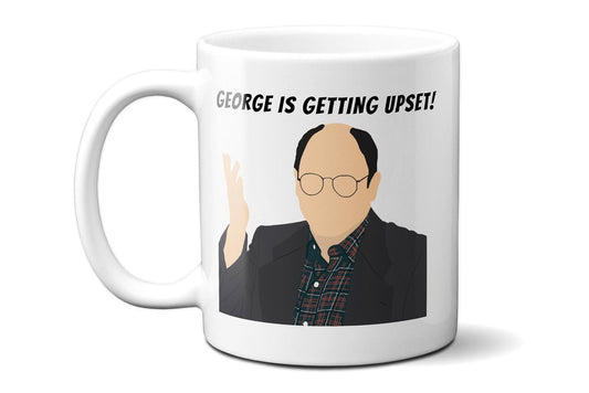 George is Getting Upset! | George Costanza Mug | Seinfeld Mug