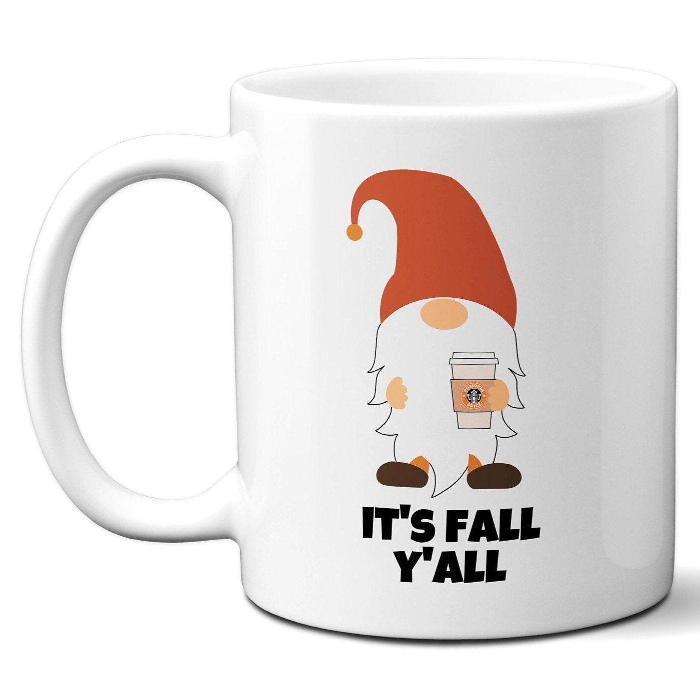 Gnome It's Fall Y'all Pumpkin Spice Latte - Coffee Mug