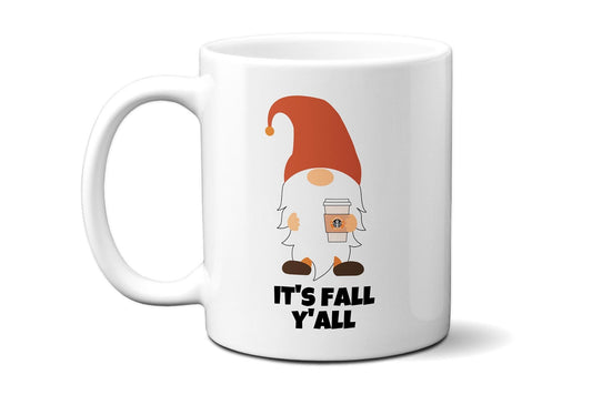 Gnome It's Fall Y'all Pumpkin Spice Latte - Coffee Mug