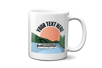 Personalized Pontoon Boat - Coffee Mug