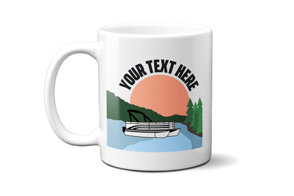 Personalized Pontoon Boat - Coffee Mug