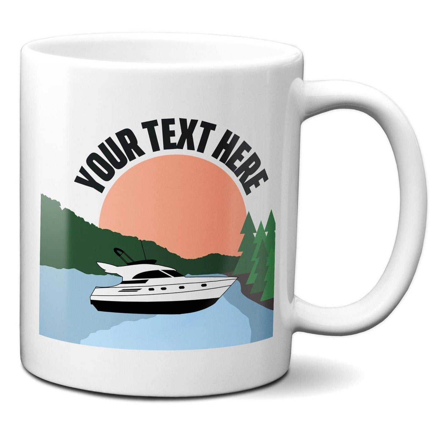 Personalized Speedboat - Coffee Mug