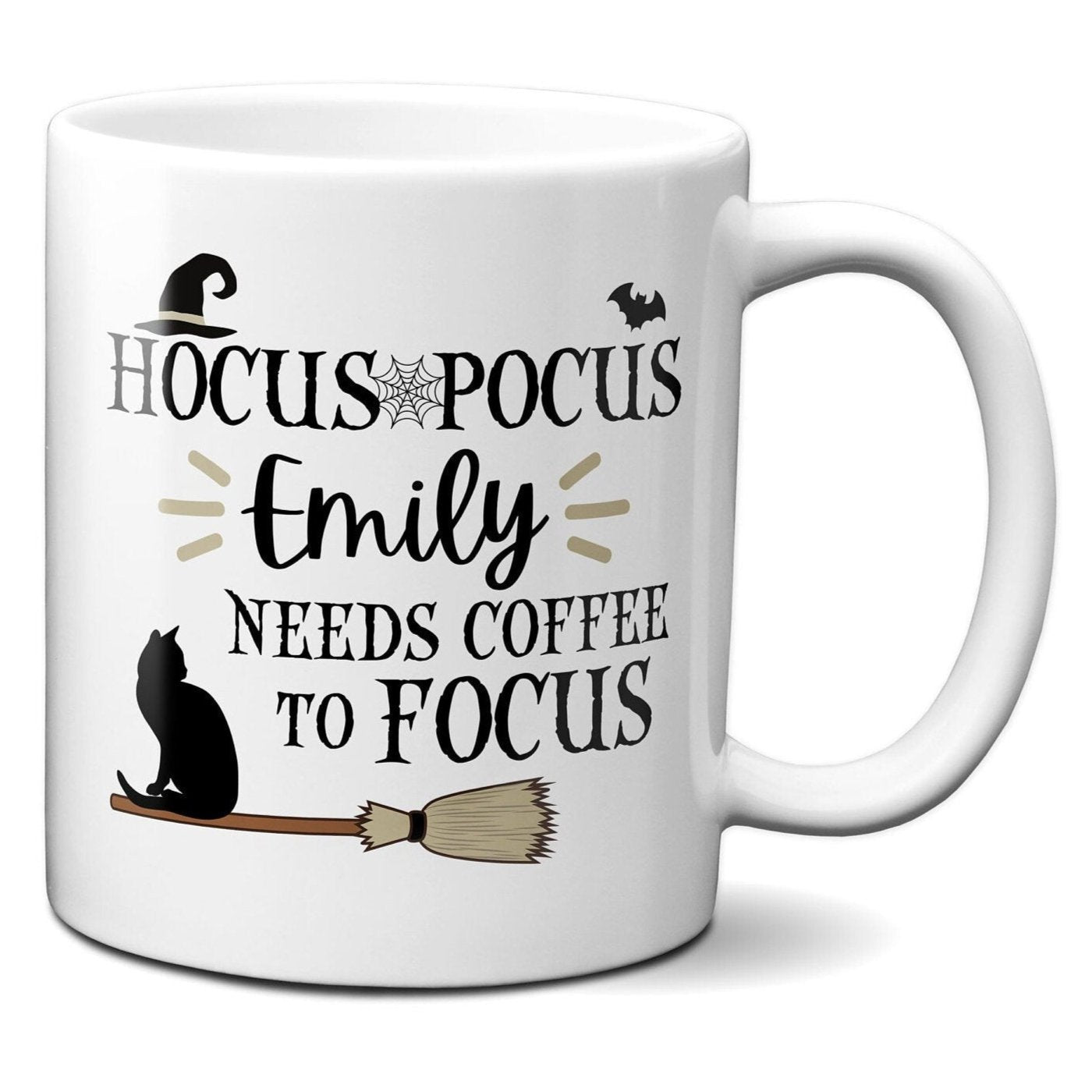 Personalized Hocus Pocus Need Coffee to Focus - Coffee Mug