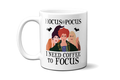 Hocus Pocus I Need Coffee To Focus - Coffee Mug