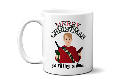 Merry Christmas Ya Filthy Animal - Kevin McCallister - Coffee Mug