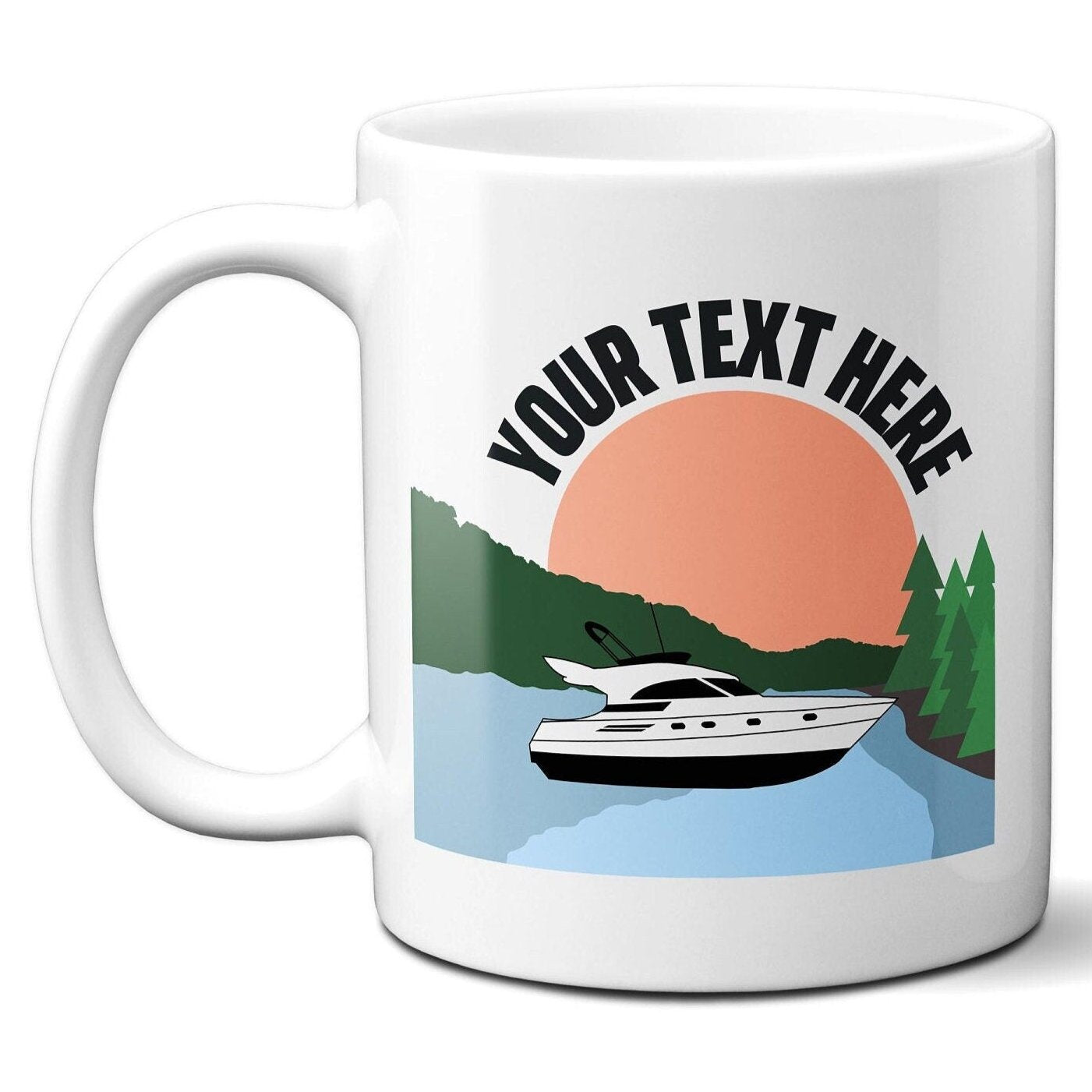 Personalized Speedboat - Coffee Mug