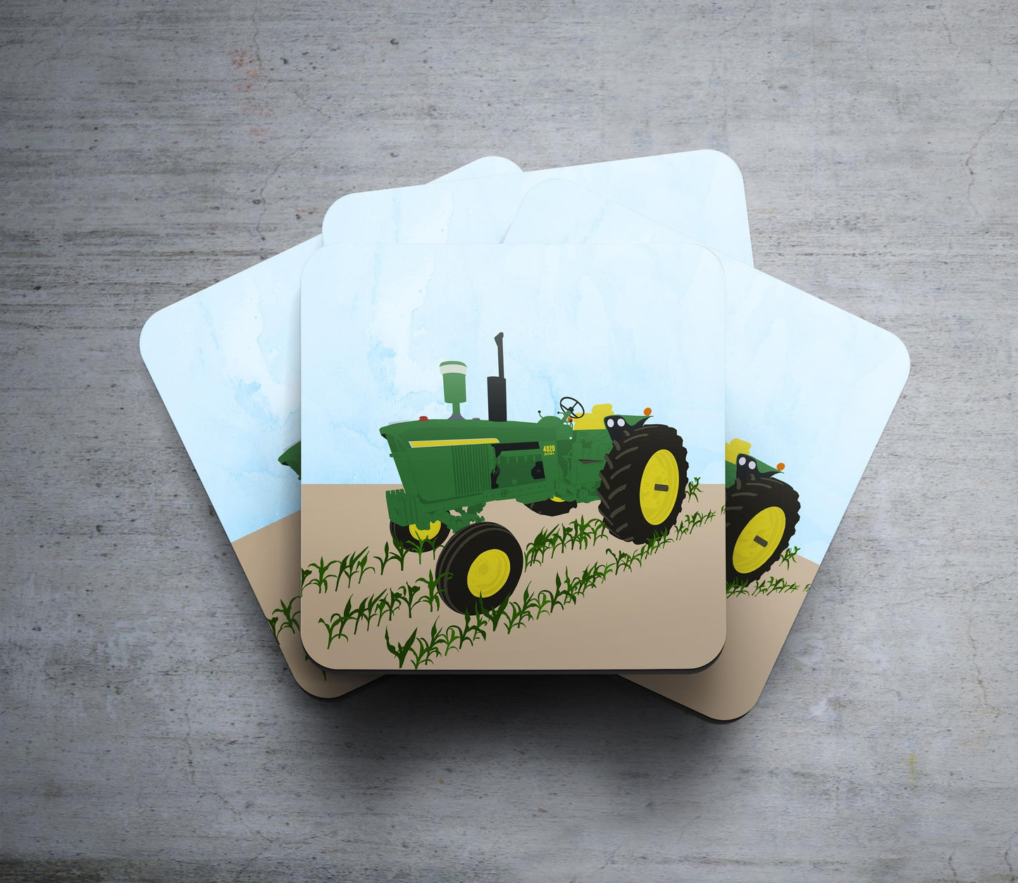 John Deere - Set of 4 Coasters