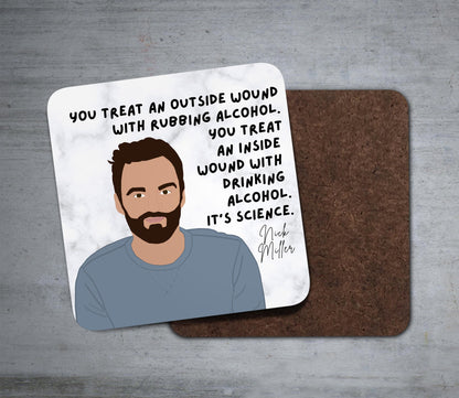 New Girl - Nick Miller - Set of Coasters