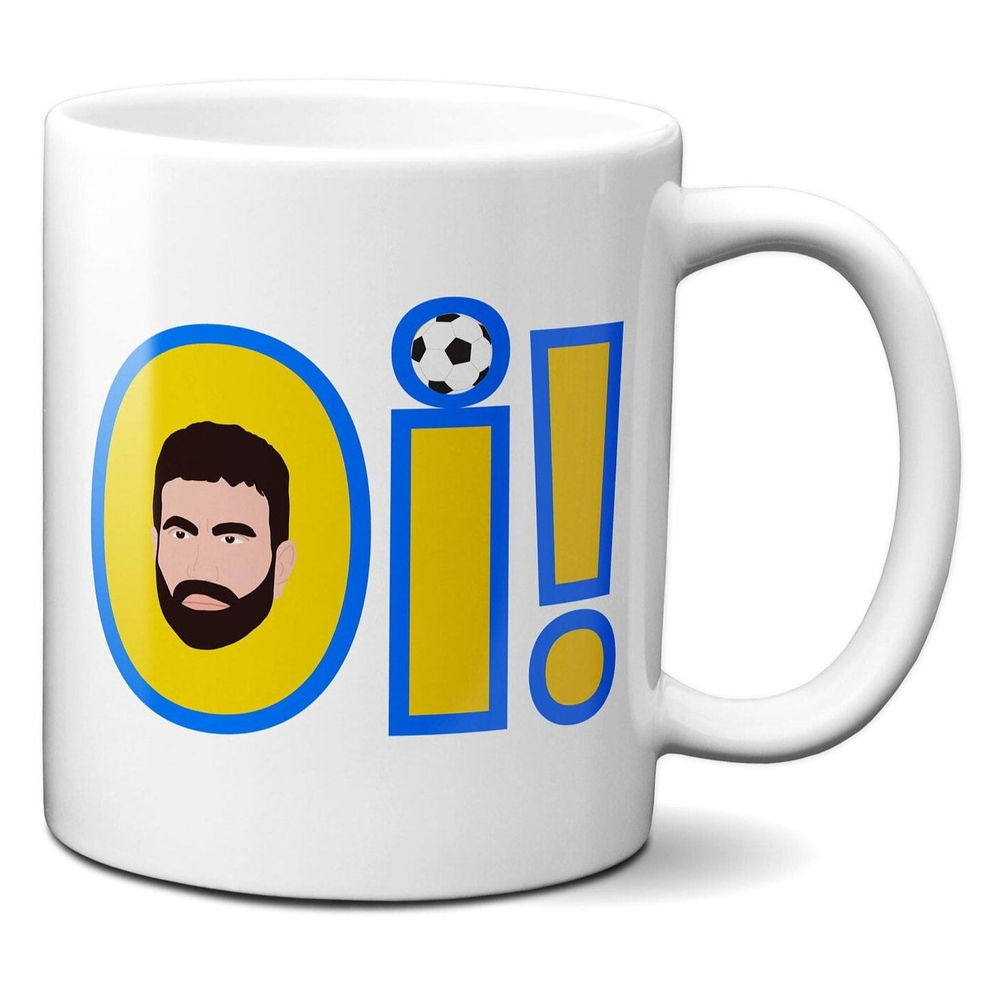 Oi Roy Kent (yellow/blue) - Coffee Mug