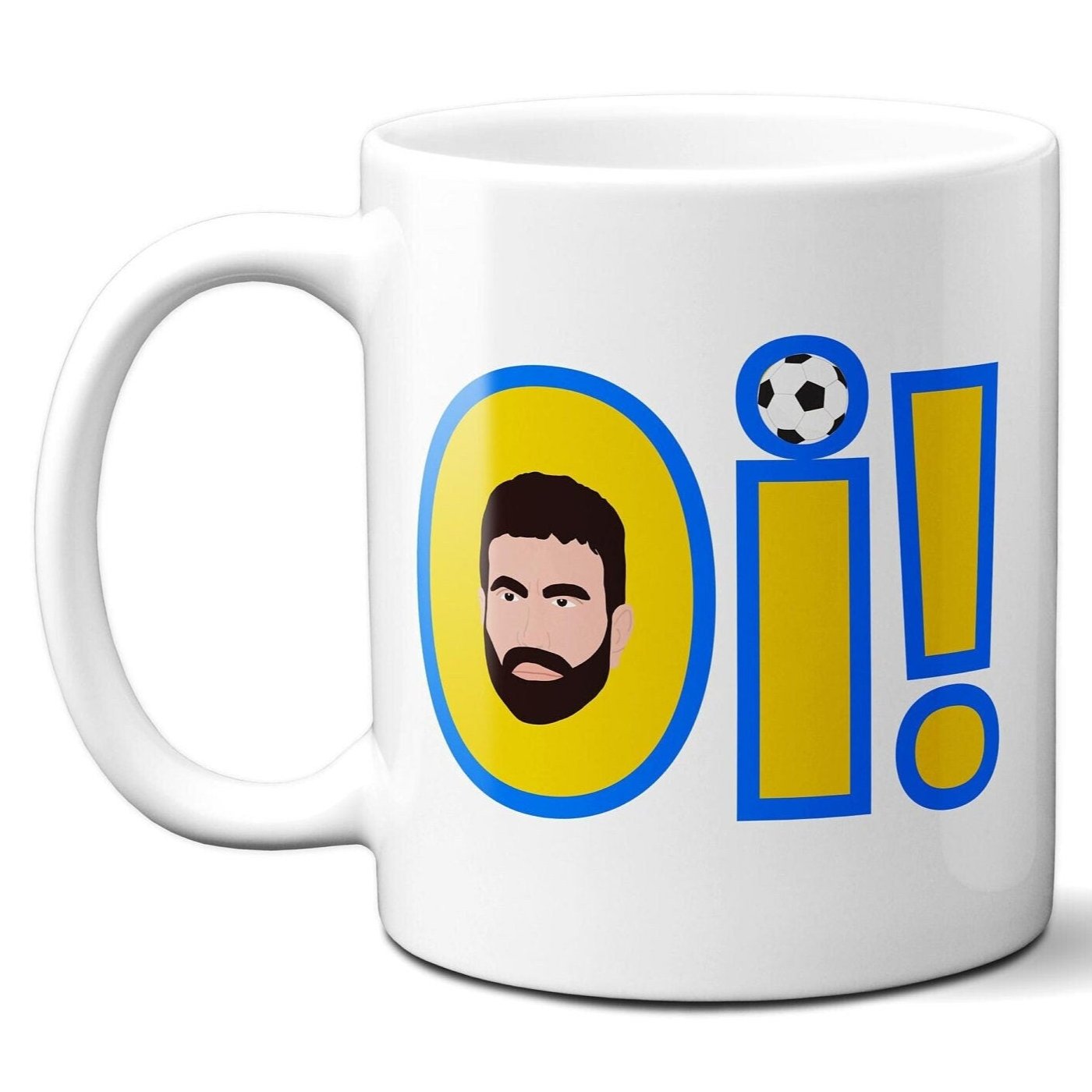 Oi Roy Kent (yellow/blue) - Coffee Mug