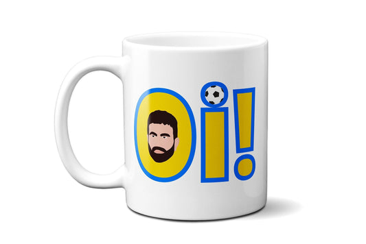 Oi Roy Kent (yellow/blue) - Coffee Mug