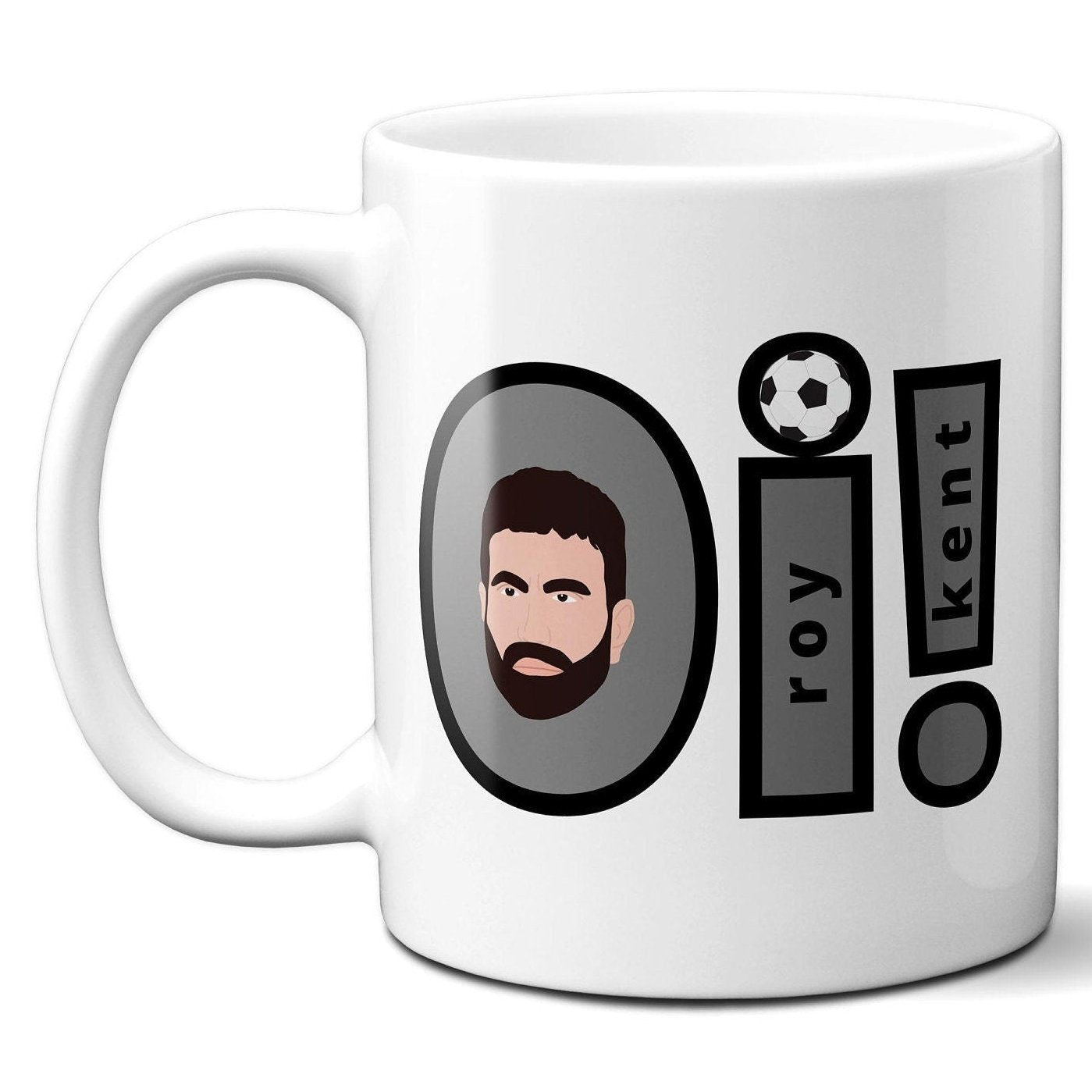 Oi Roy Kent (gray/black with name) - Coffee Mug