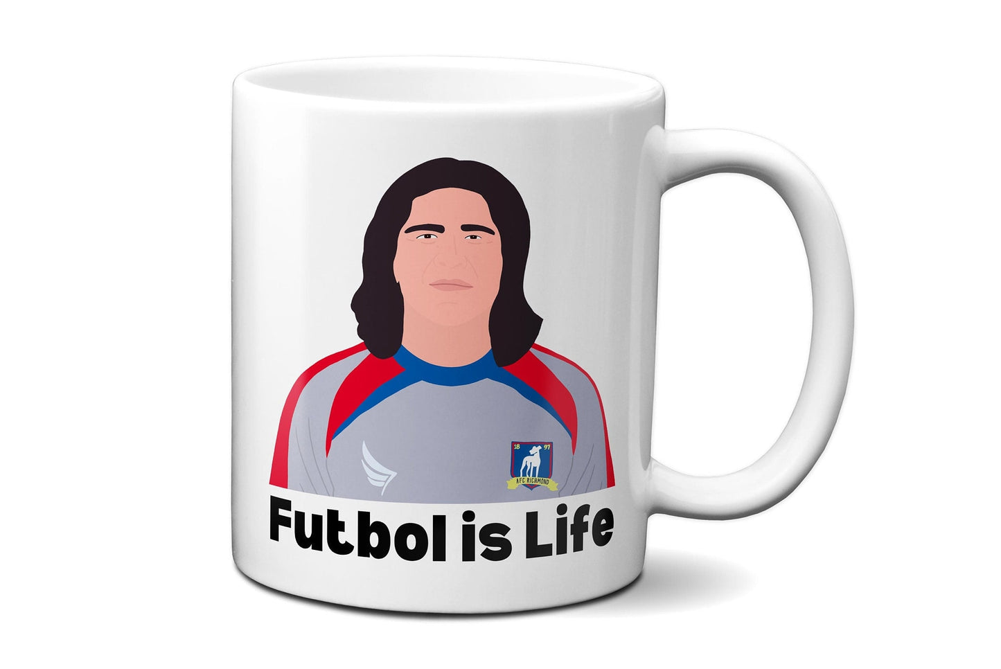 Futbol is Life - Dani Rojas (text below) - Coffee Mug