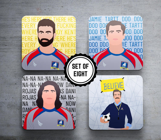 Ted Lasso - Set of 8 Coasters