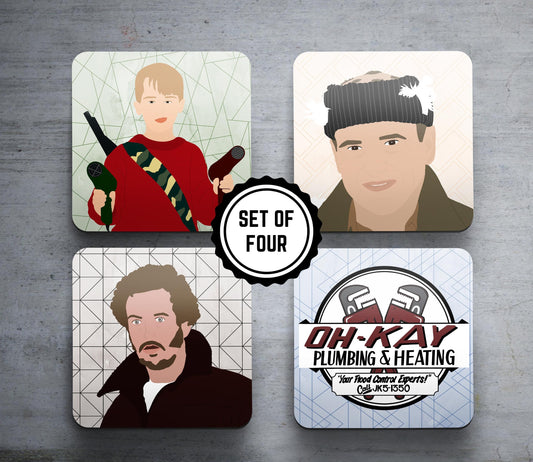 Home Alone - Set of 4 Coasters