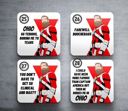 Marvel Black Widow - Set of Coasters