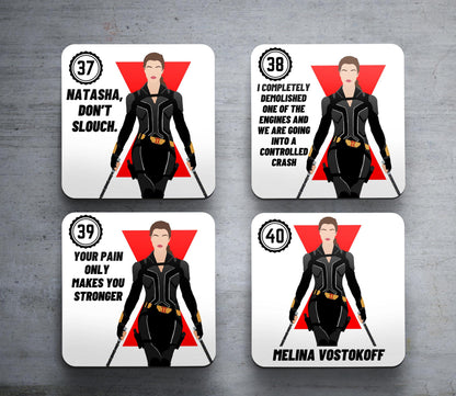 Marvel Black Widow - Set of Coasters