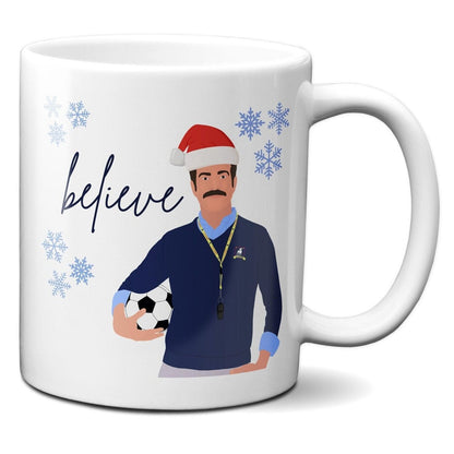 Believe Christmas (blue) - Coffee Mug