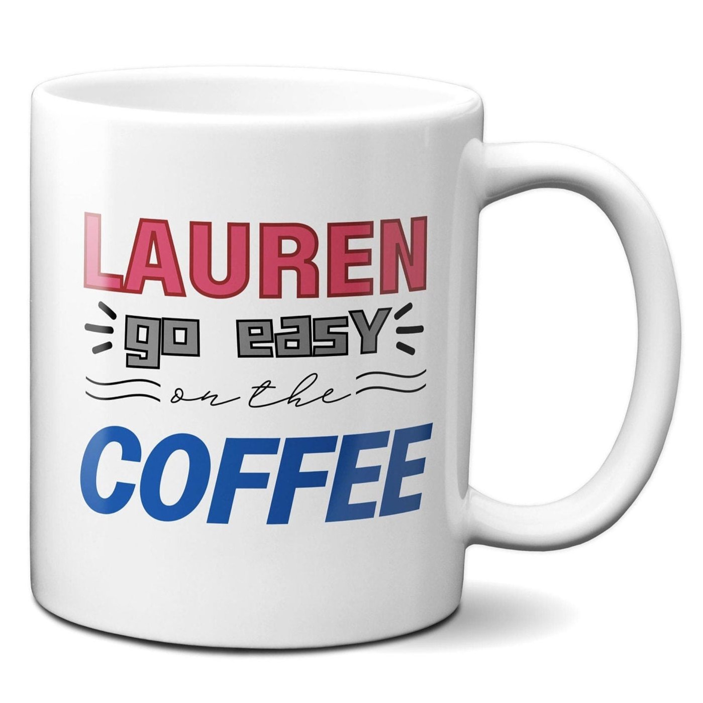 Personalized Fuller Go Easy On The Coffee - Coffee Mug