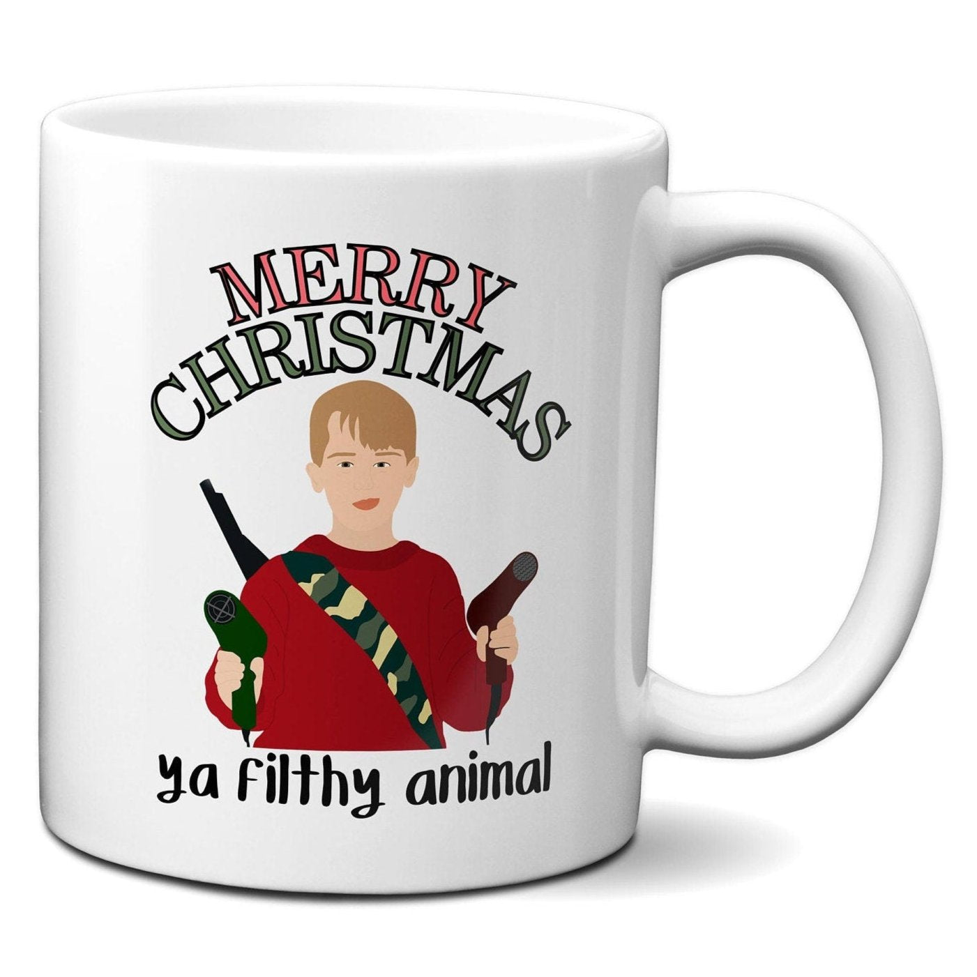 Merry Christmas Ya Filthy Animal - Kevin McCallister - Coffee Mug