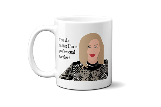 You do realize Im a professional vocalist - Moira Rose - Coffee Mug