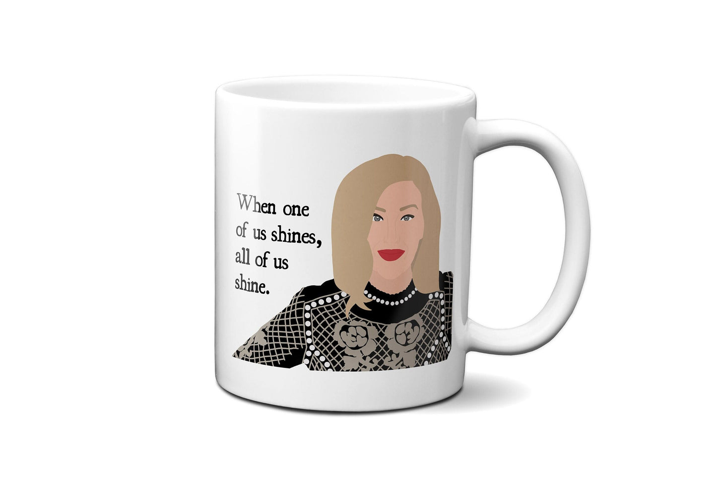 When one of us shines all of us shine - Moira Rose - Coffee Mug