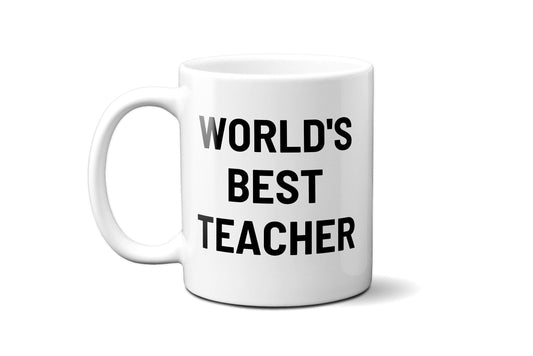 World's Best Teacher | Teacher Mug | Teacher Gift | Michael Scott Mug | The Office Mug | The Office Christmas Gift