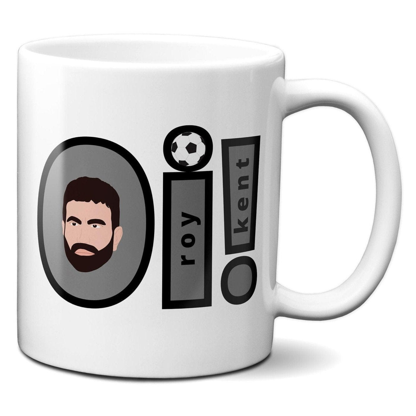 Oi Roy Kent (gray/black with name) - Coffee Mug