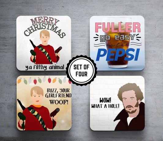 Home Alone - Set of 4 Coasters