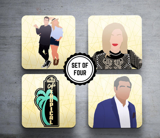 Schitt's Creek - Set of 4 Coasters