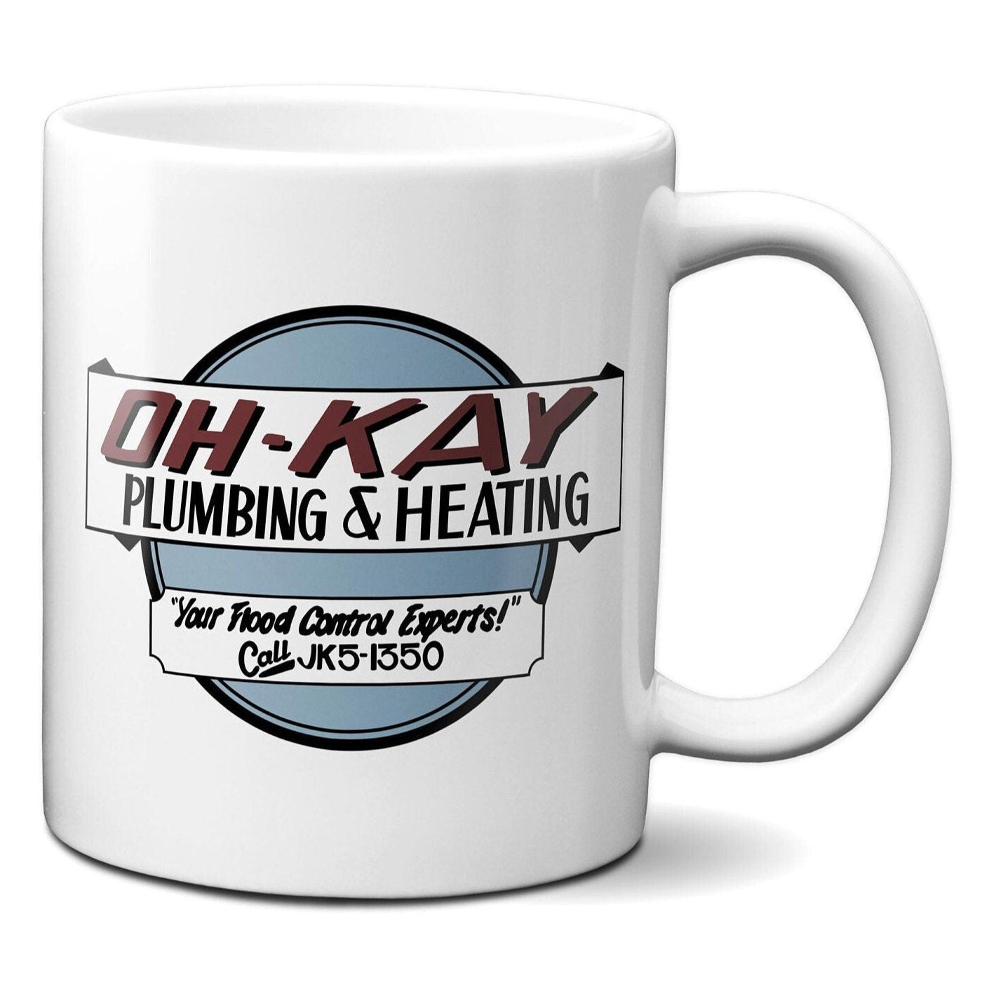 OH-KAY Plumbing and Heating - Marv and Harry Wet Bandits - Coffee Mug