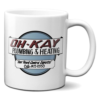 OH-KAY Plumbing and Heating - Marv and Harry Wet Bandits - Coffee Mug