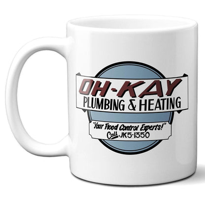 OH-KAY Plumbing and Heating - Marv and Harry Wet Bandits - Coffee Mug