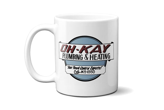 OH-KAY Plumbing and Heating - Marv and Harry Wet Bandits - Coffee Mug