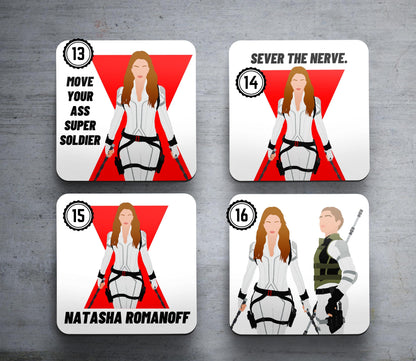 Marvel Black Widow - Set of Coasters