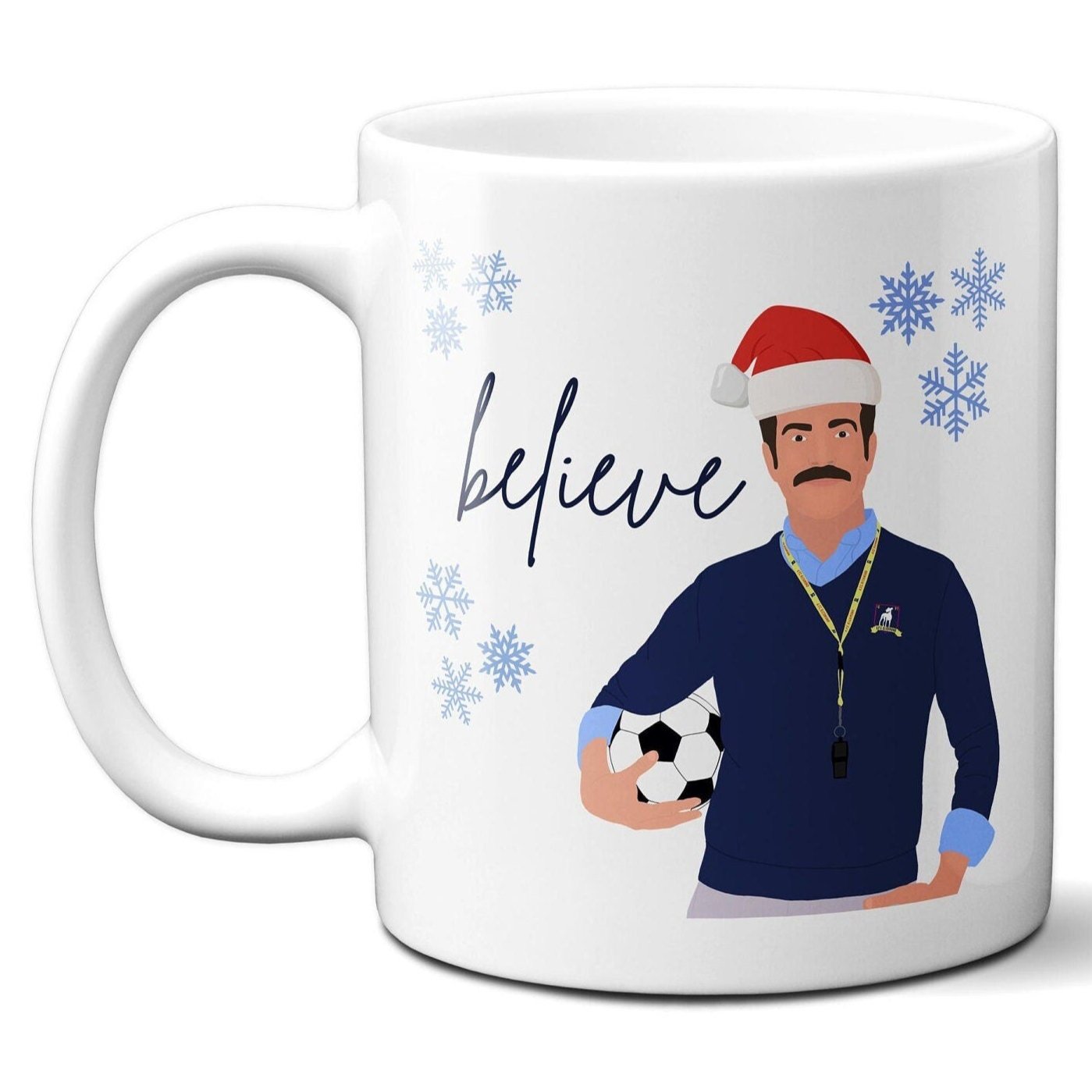 Believe Christmas (blue) - Coffee Mug