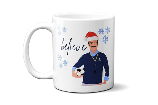 Believe Christmas (blue) - Coffee Mug