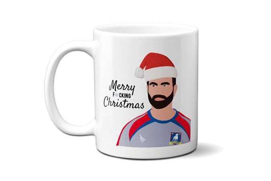 Merry Snowflake Christmas - Roy Kent Santa - Coffee Mug