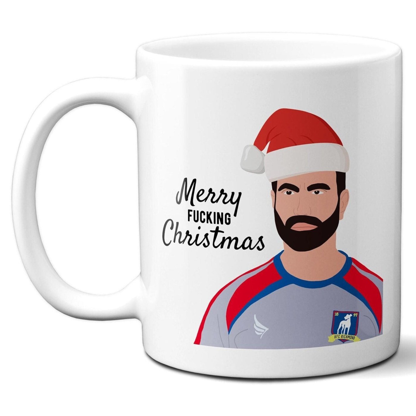 Merry Fucking Christmas - Roy Kent Santa - Coffee Mug