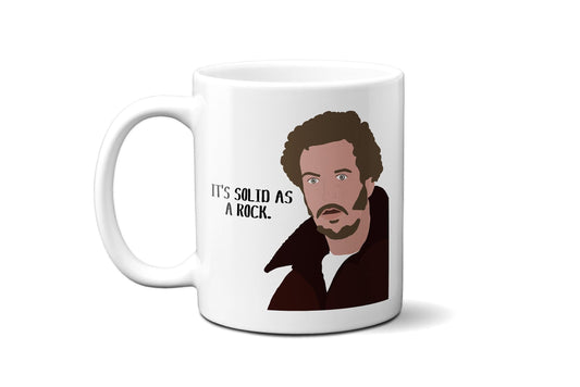 It's solid as a rock - Marv and Harry Wet Bandits Sticky Bandits - Coffee Mug